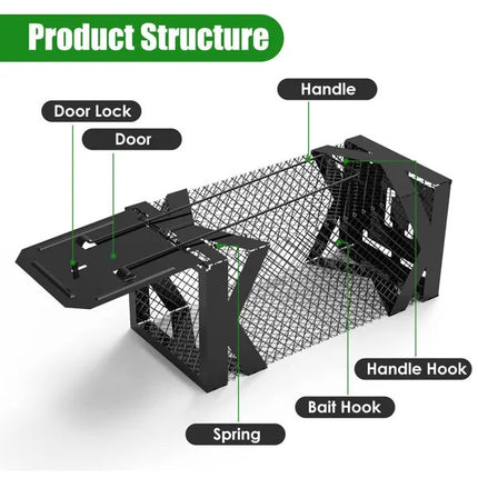Humane Mouse Trap Cage, Non-Lethal No ElectricityGlueChemicals, Heavy