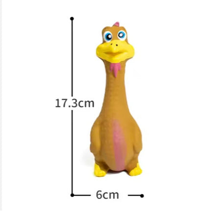 US LOCAL STOCK Hiphoppet New Latex Interactive Dog Chew Toys Cute Duck