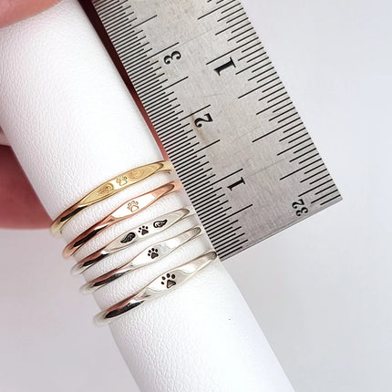 Tiny Name Ring - Minimalist Ring - delicate ring