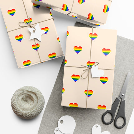Pride Heart Wrapping Paper | Pride