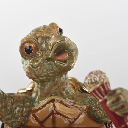 Turtle Singing with a Microphone