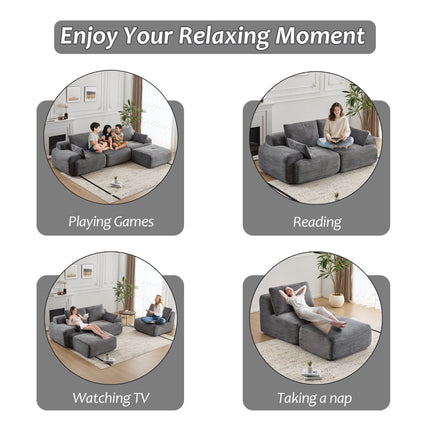 Modern Memory Foam Compressed Sofa,Large Sectional Couches For Living