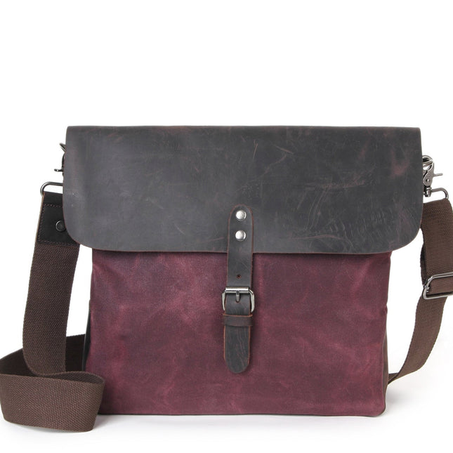 Casual Retro Wax Cloth Canvas Messenger Bag