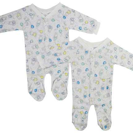 One Pack Terry Sleep & Play (Pack of 2)