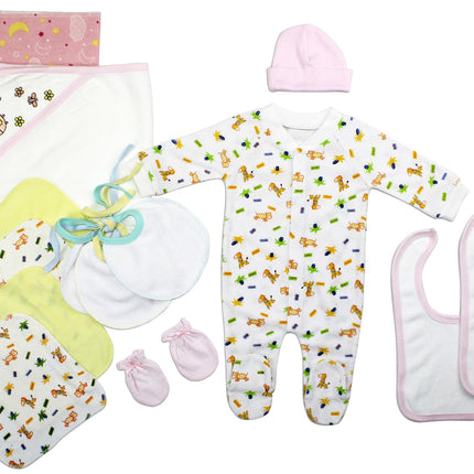 Newborn Baby Girls 14 Pc Layette Baby Shower Gift