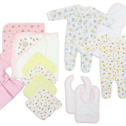 Newborn Baby Girls 14 Pc Layette Baby Shower Gift