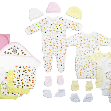 Newborn Baby Girls 21 Pc Layette Baby Shower Gift