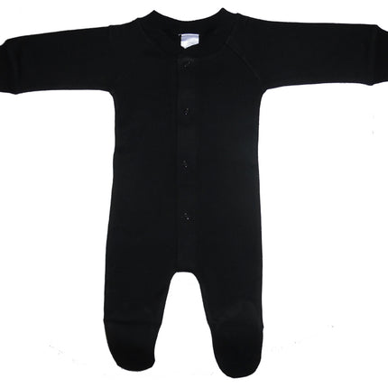 Black Interlock Sleep & Play
