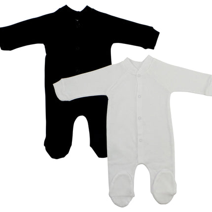 Interlock Black and White Closed-toe Sleep & Play