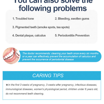 Visual Ultrasonic Tooth Cleaning Device Household