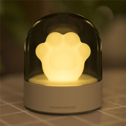 Exquisite Night Light Cat Paw Light USB Charging Music Box