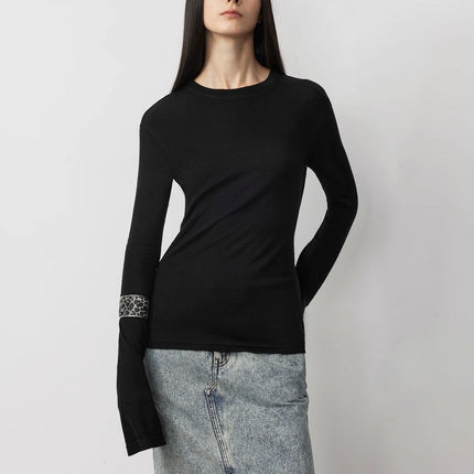 Lyocell wool stretch comfortable breathable fit minimalist solid color