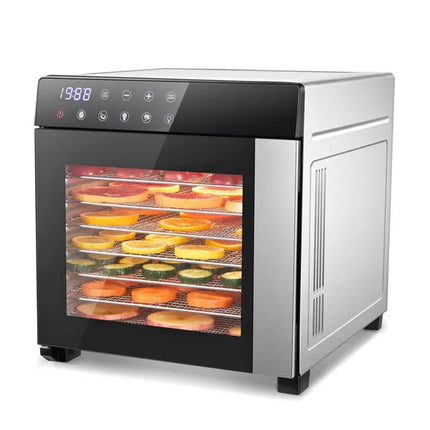 Food Dehydrator Machine 25QT, 8 Trays Stainless Steel Dehydrator