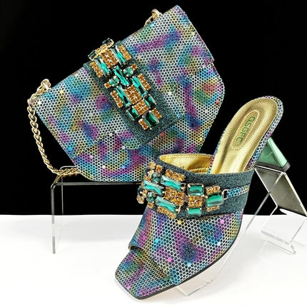 Glamoré™ – Camouflage Heels & Clutch Set