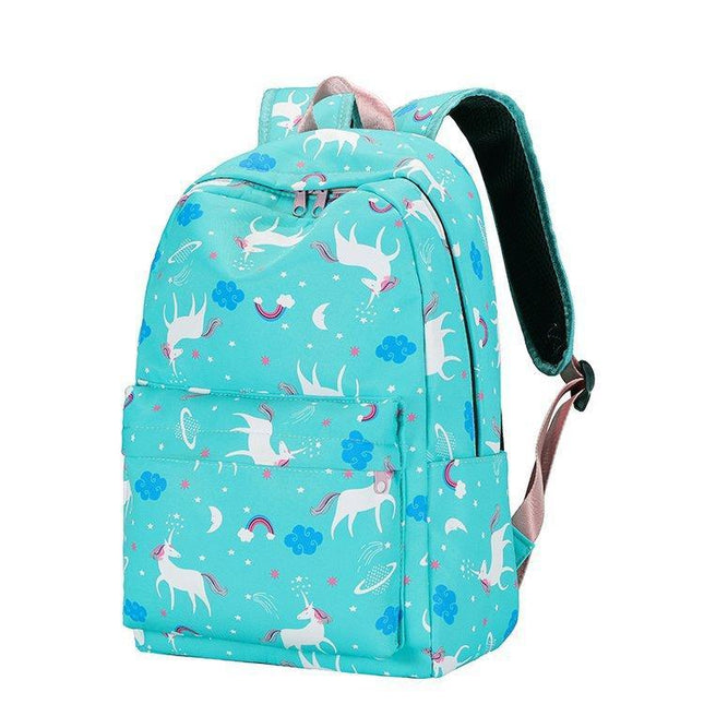 Breathable Three-Piece Fashion Student Backpack