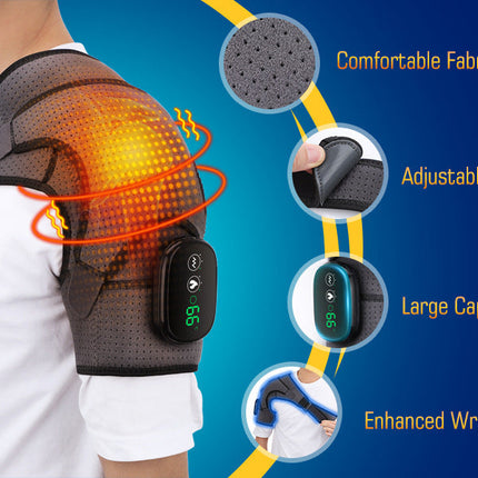3-speed Vibration Electric Massage Shoulder Pad