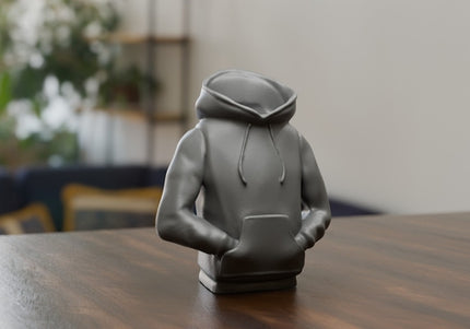 3D-Printed Hip-Hop Hoodie Pencil Holder with Hands in Pockets – Urban
