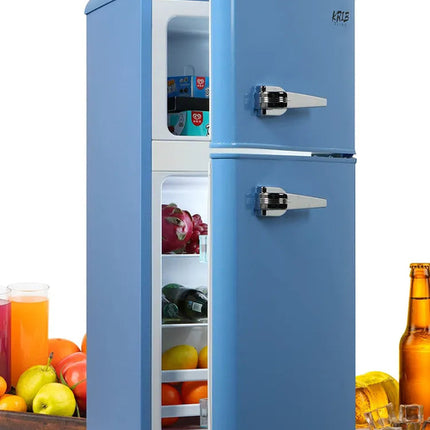 KRIB BLING 3.5Cu.Ft Compact Refrigerator Mini Fridge With Freezer,