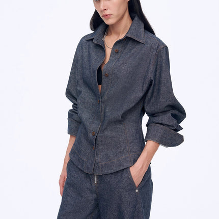 Refreshing breathable twill linen deconstructed silhouette old money