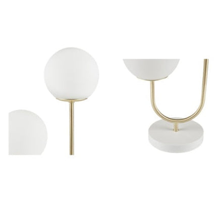Metal 2-Light Globe Table Lamp