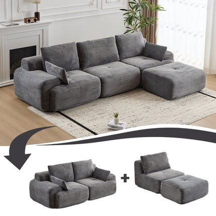 Modern Memory Foam Compressed Sofa,Large Sectional Couches For Living