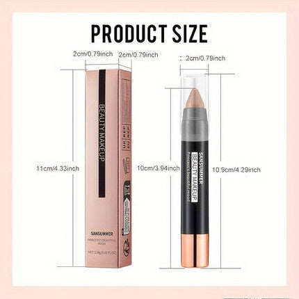 7-Piece Waterproof Eye Shadow Stick Set Matte & Pearlescent Shades for