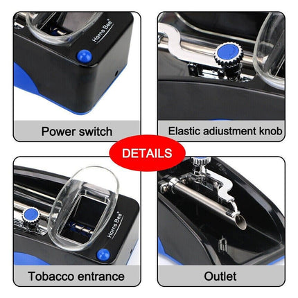 Cigarette Machine Automatic Electric Rolling Roller Tobacco Injector
