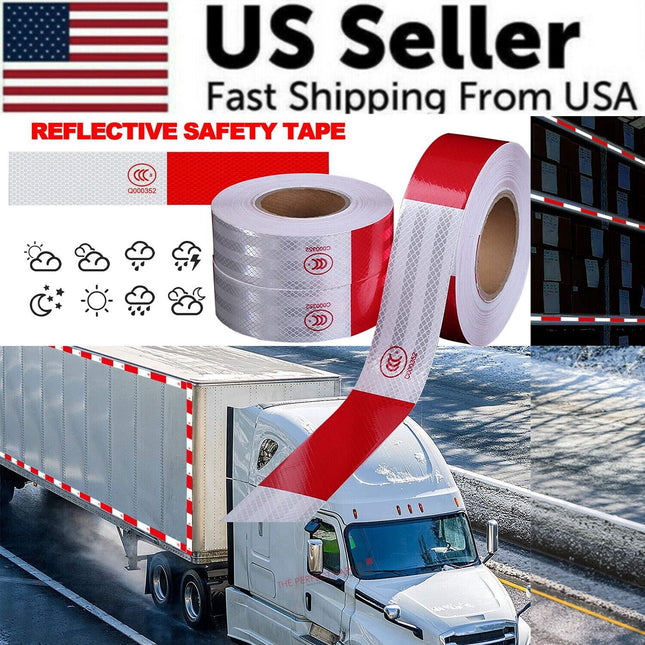 Reflective Trailer Safety Tape Conspicuity Tape Warning Sign Car Truck