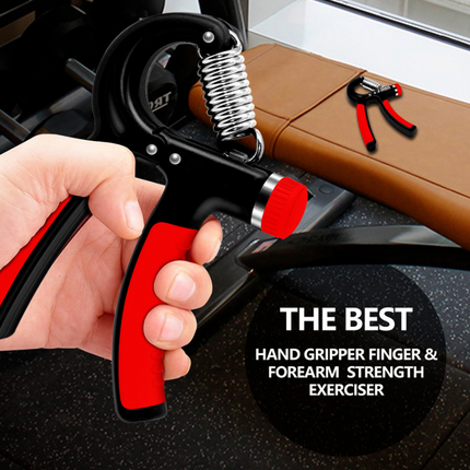 Hand Grip Strength Power Trainer Gripper Strengthener Adjustable Gym