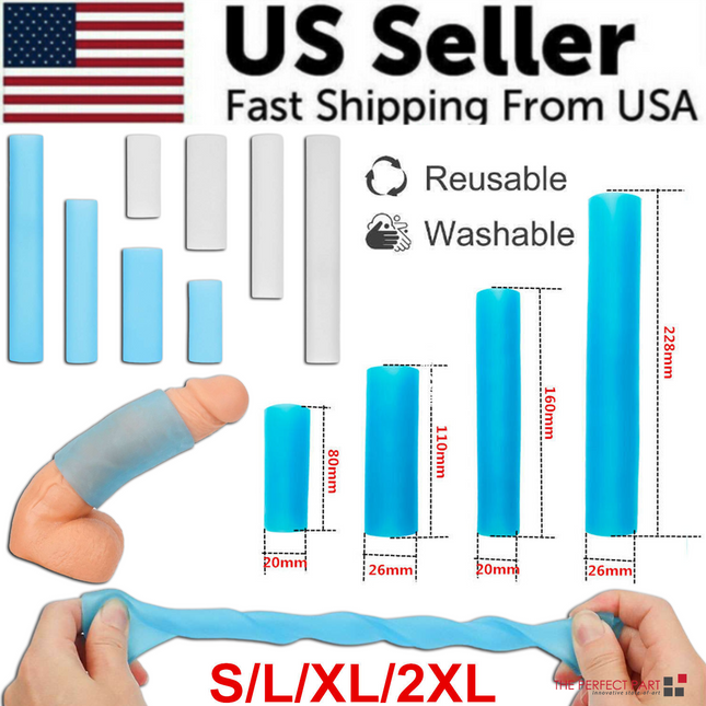 Male Penis-Extender Stretcher Max Vacuum Enhancer Enlarger Silicone