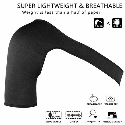 Shoulder Brace Support Compression Sleeve Torn Rotator Cuff Relief