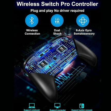 Pro Wireless Game Controller Gamepad Joystick Remote For Nintendo