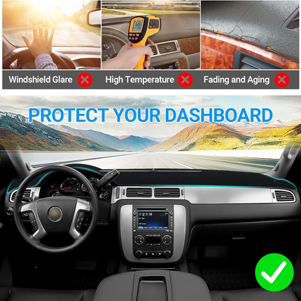 Fit For Chevy Silverado/Tahoe/Suburban 2007-2014 US Dashboard Pad Dash