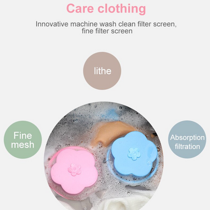 2 Pcs Floating Pet Fur Catcher Laundry Lint Pet Hair Remover For