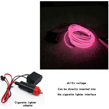 Neon LED Light Glow EL Wire String Strip Rope Tube Decor Car Party +