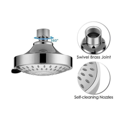 Shower Heads Handheld Spray High Pressure Adjustable Showerhead Top