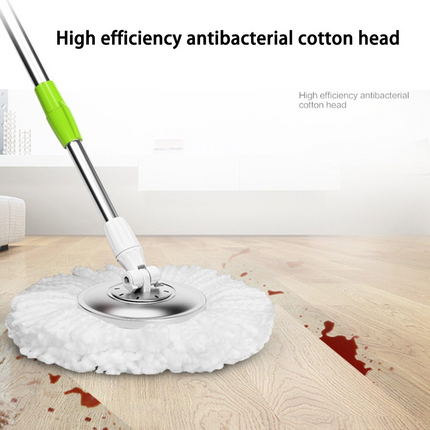 6 Pack Replacement Microfiber Mop Head Refill 360° Spin Easy Cleaning