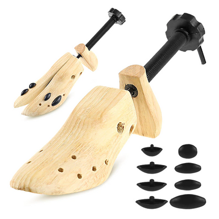 2-Way Wooden Adjustable Shoe Stretcher Expander Men Women Boot Size US
