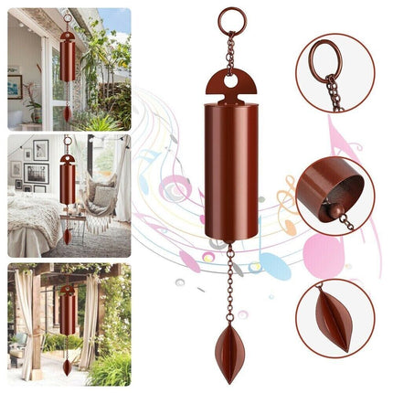 Large Deep Resonance Serenity Metal Bell Heroic Wind Chimes Outdoor