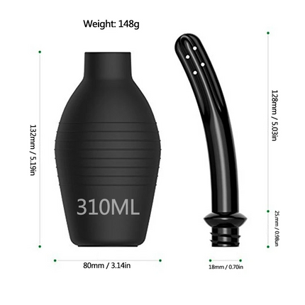 310ml Anal Vaginal Bulb Douche Colonic Irrigation Rubber Enema Bag
