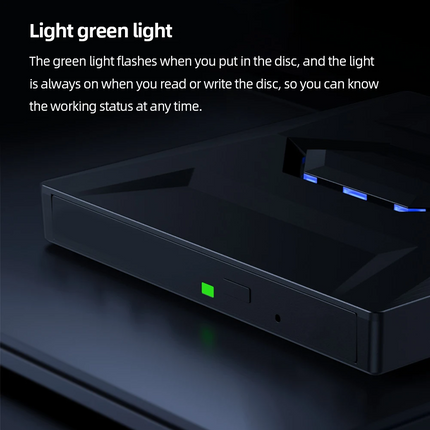 External CD DVD Drive USB 3.0 Writer Burner Player for PC Laptop