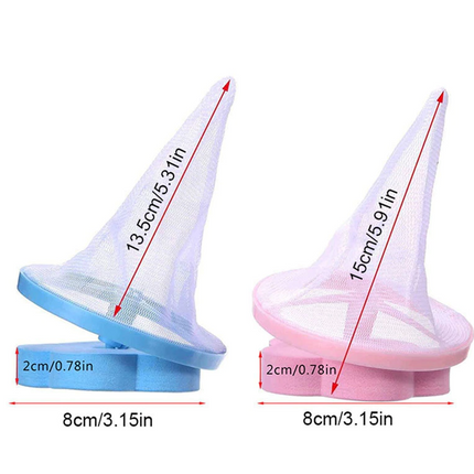 2 Pcs Floating Pet Fur Catcher Laundry Lint Pet Hair Remover For