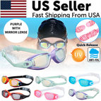 Purple with Mirrored Lenses