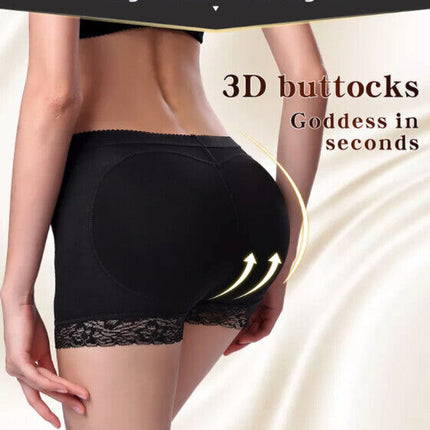 Booty Shaper Padded Underwear Panty Women's FAKE ASS Butt Lifter & Hip