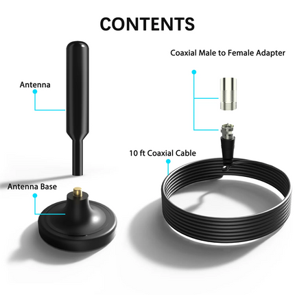 5600Miles Upgraded TV Antenna HDTV Amplified Digital 4K 1080P Long
