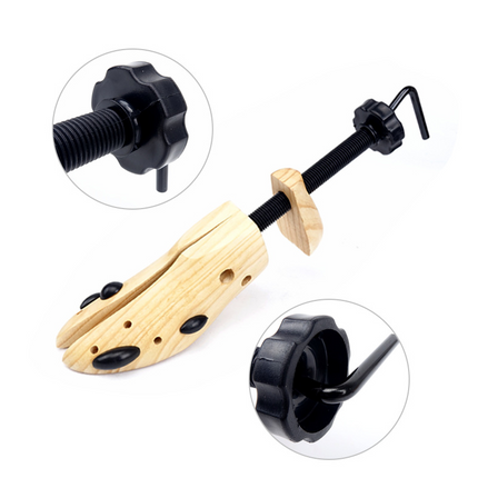2-Way Wooden Adjustable Shoe Stretcher Expander Men Women Boot Size US