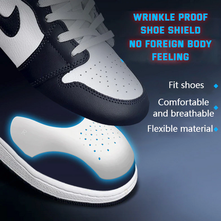 5 Pairs Shoe Protector Anti Crease Force Fields Cover Toe Cap Creasing