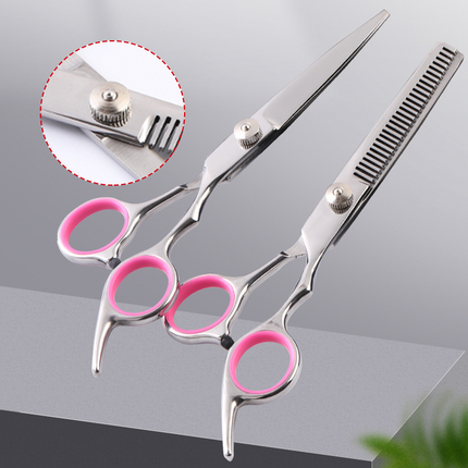 Pet Dog Grooming Scissors Stainless Straight Curved Thinning Shears