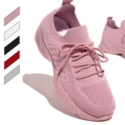 Womens Running Trainers Ladies Sneakers Slip On Walking Gym Comfy