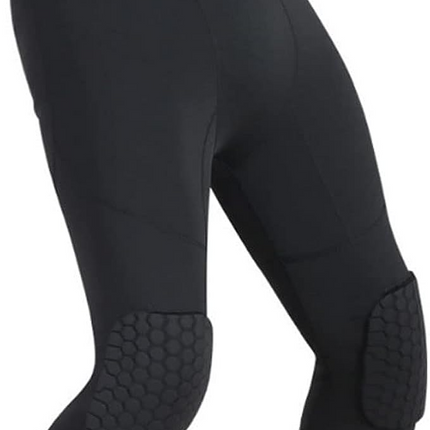 Men's Basketball Sports Tight Pants 3/4 Compression Workout Leggings